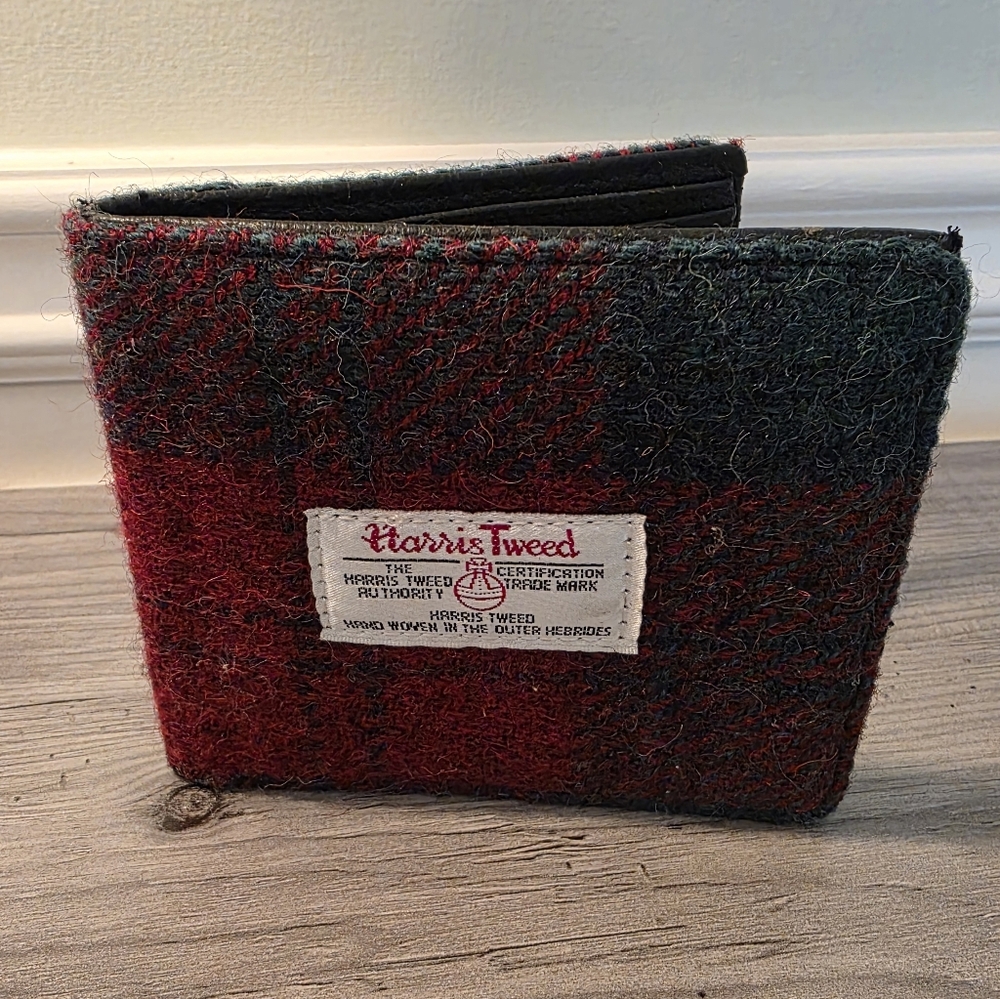 NWOT Harris Tweed Wallet